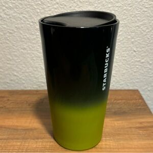 Starbucks 2022 Fall Halloween Yellow Black Lemongrass Ceramic Tumbler